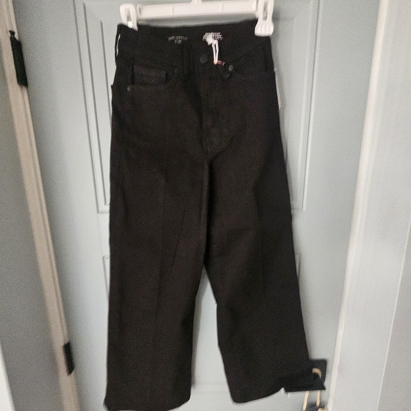 Good American High-Rise Wide-Leg Black Jeans - Picture 4 of 4